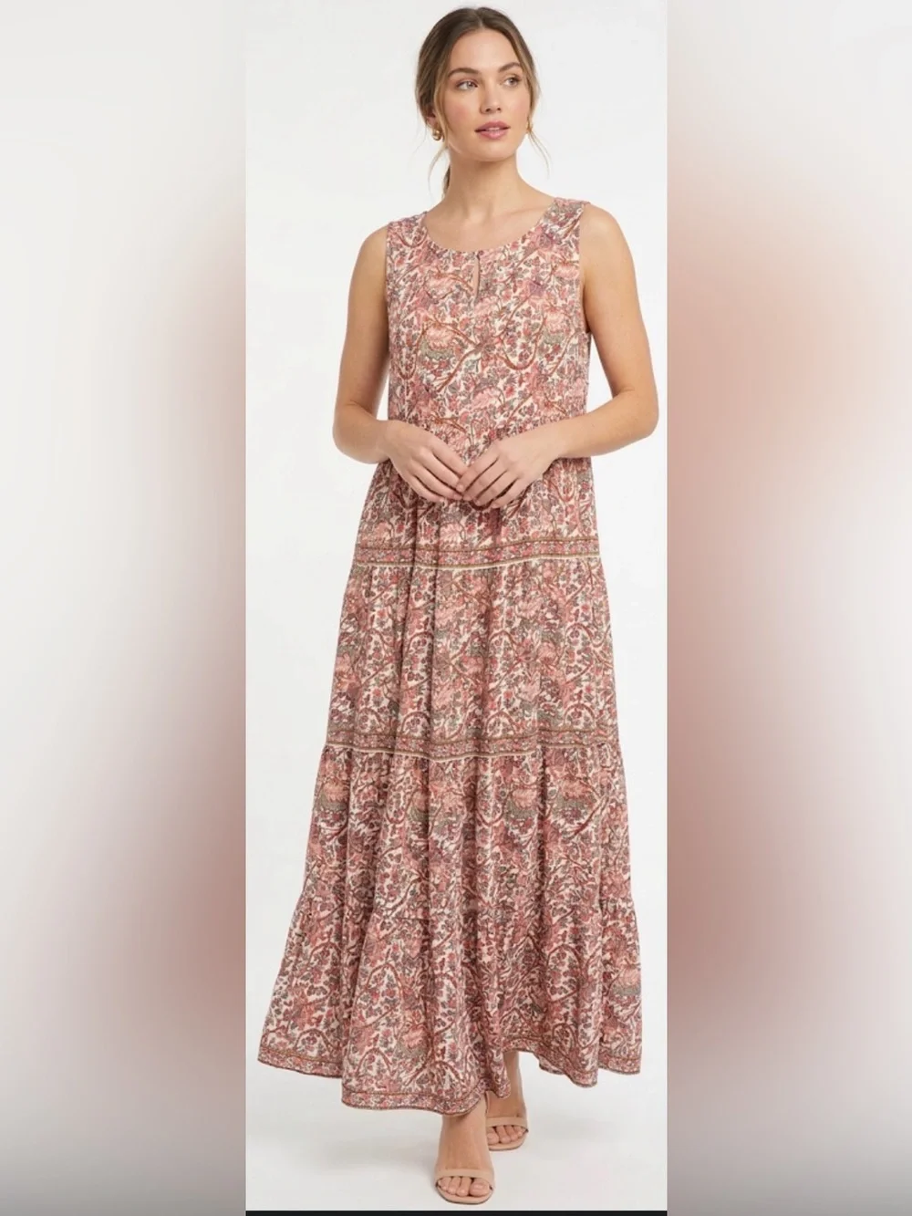 Max Studio Tiered Maxi Dress